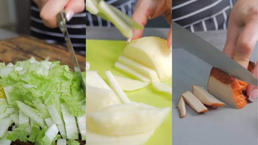 Как приготовить салат-закуску из трех ингредиентов.  Как приготовить салат-закуску из трех ингредиентов.